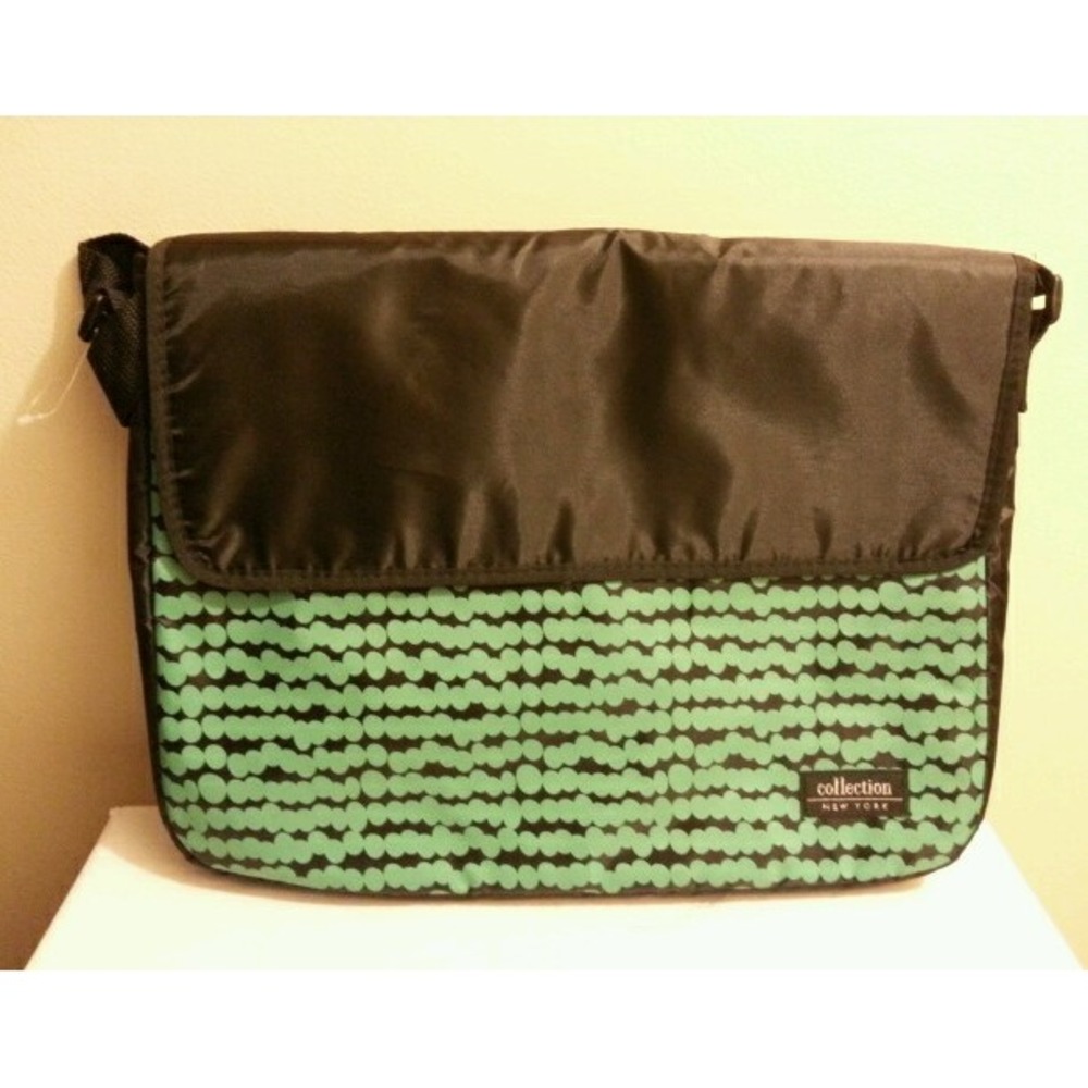 Tablet or Laptop Shoulder Carrying Bag Teal & Black